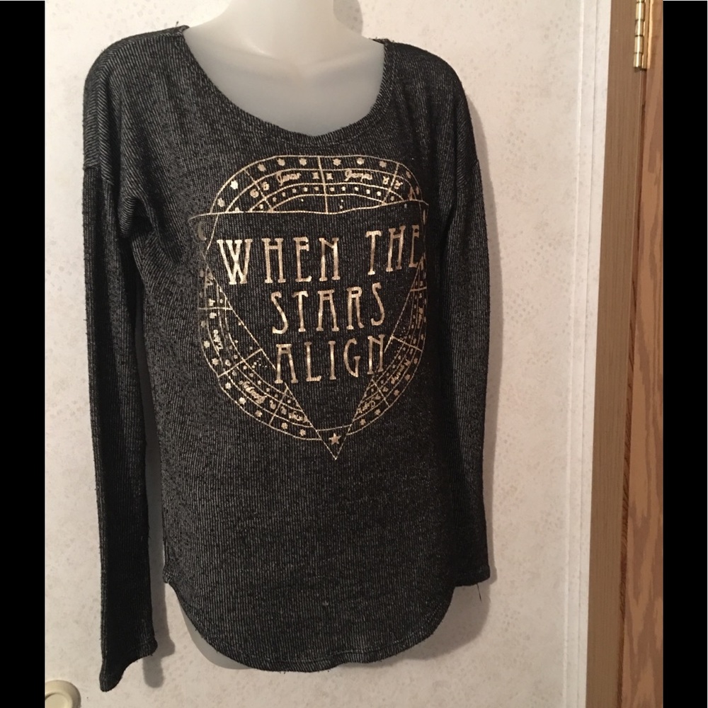 Recycled Karma Graphic Knit Long Sleeve Tee